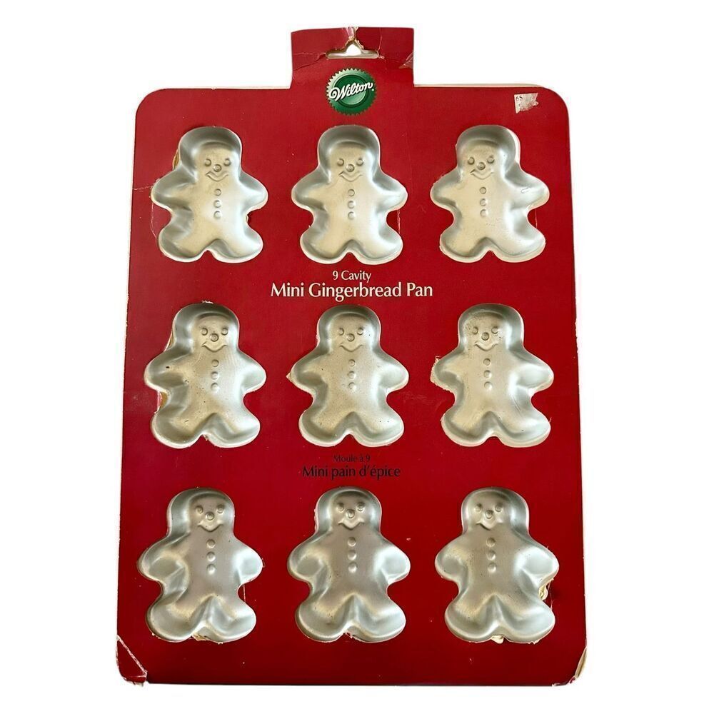 Gingerbread Man Pan-9 Cavities-NEW